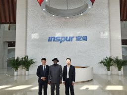 Visite de travail avec des partenaires leaders mondiaux dans le domaine de l'Intelligence Artificielle (IA)